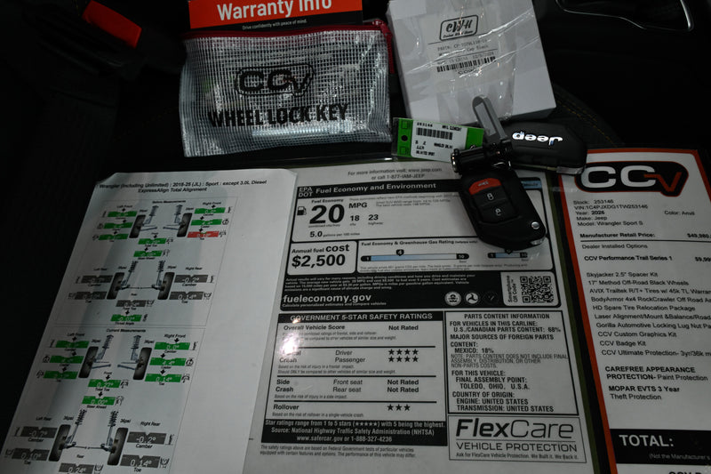 2026 Jeep Wrangler Sport S- Trail Series 1 Anvil